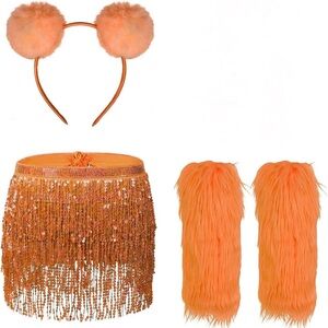 Women’s orange costume kit